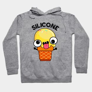 Silicone Funny Ice Cream Cone Pun Hoodie